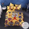 Nba Logo Luxury Air Jordan Michael Jordan 23 Type 06 Bedding Sets Duvet Cover Bedroom Sets 2022