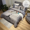 Nba Logo Luxury Air Jordan Type 03 Bedding Sets Duvet Cover Bedroom Sets 2022