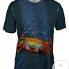 Neon Foot Crab Mens All Over Print T-shirt