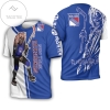 New York Rangers And Zombie For Fan 3d All Over Print T-shirt