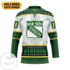New York Rangers St Patrick Day Custom Name Custom Number Hockey Jersey