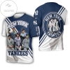 New York Yankees Legend Pitchers For Fan 3d All Over Print T-shirt