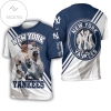 New York Yankees Legends Heat Throw For Fan 3d All Over Print T-shirt