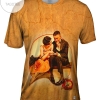 Norman Rockwell – Girl Reading Palm (1921) Mens All Over Print T-shirt