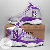 Northwestern Wildcats Custom No107 Air Jordan 13 Shoes Sneakers