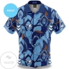 Nsw Blues Adult 3d Hawaiian T Shirt Slim Fit Body