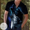 Order 2022 Authentic Hawaiian Shirts Howling Wolf Galaxy