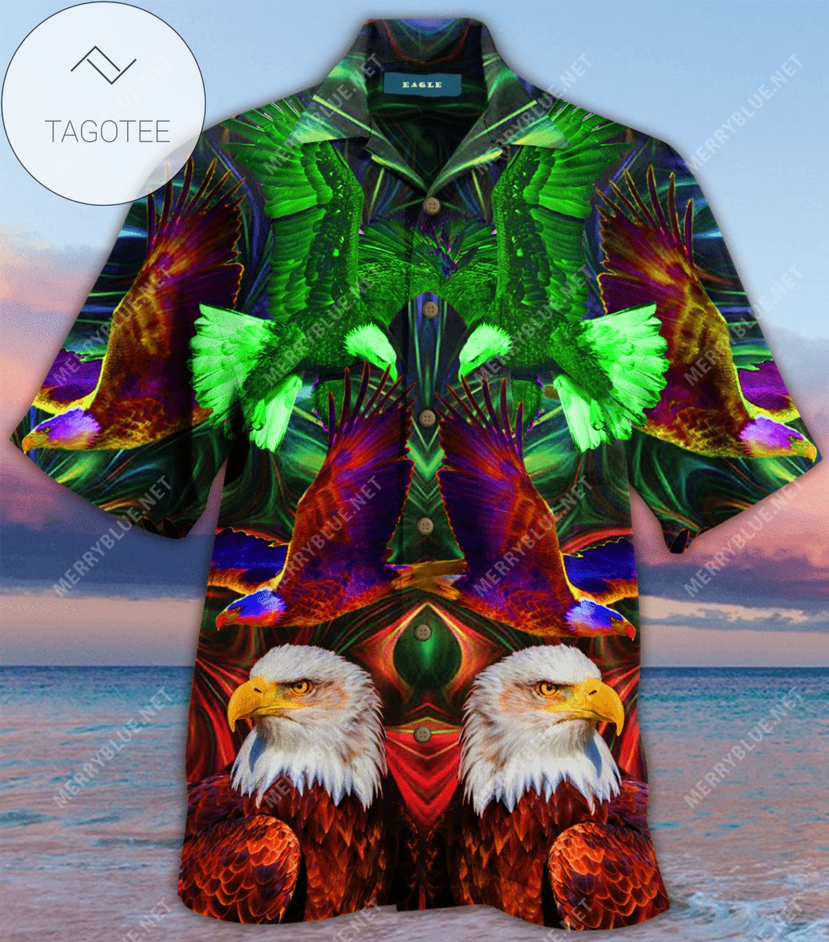 Order Amazing American Eagle Unisex Authentic Hawaiian Shirt 2022