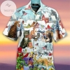 Order Cat And Bird Merry Christmas 2022 Authentic Hawaiian Shirts
