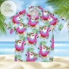 Order Christmas Santa Claus With Flamingo Funny 2022 Authentic Hawaiian Shirts
