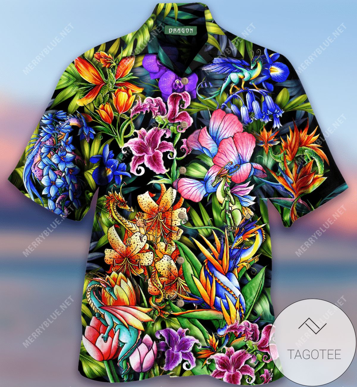 Order The Secret Floral Dragon Unisex Authentic Hawaiian Shirt 2022