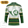 Ottawa Senators St Patrick Day Custom Name Custom Number Hockey Jersey