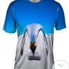 Penguin Snow Mens All Over Print T-shirt