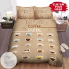 Personalized Coffee Guide For Different Kinds Of Coffee Illustration Bed Sheets Spread Comforter Duvet Cover Bedding Sets 2022