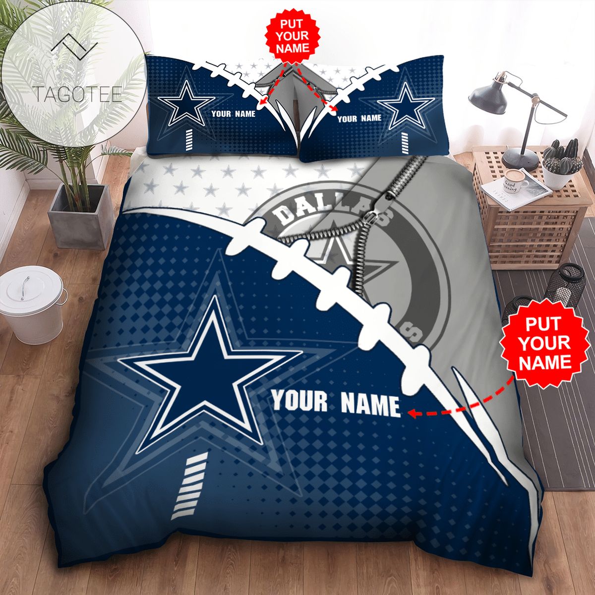 Personalized Dallas Cowboys Bedding Sets Duvet Cover Luxury Brand Bedroom Sets DC10 2022