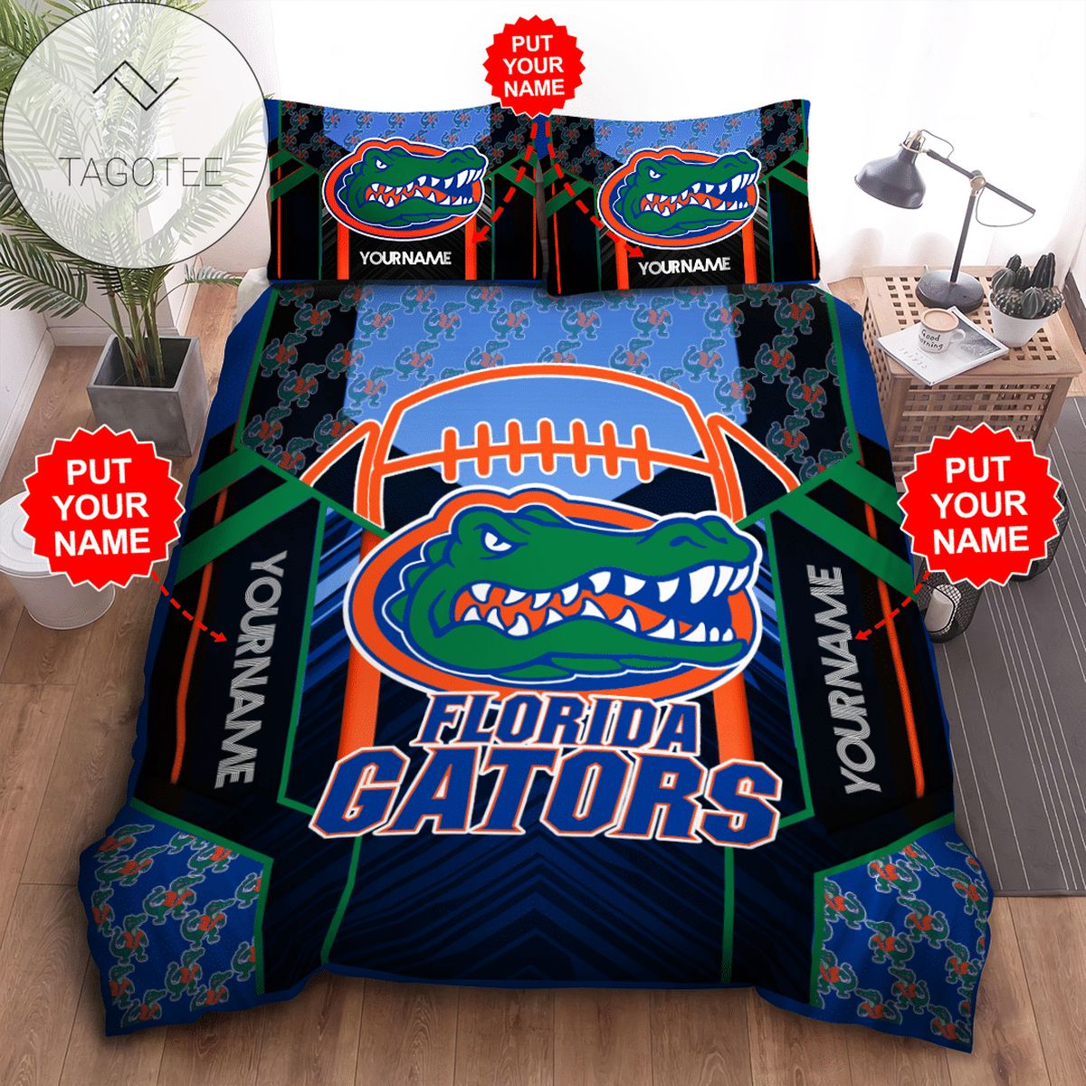 Personalized Florida Gators Bedding Sets Duvet Cover Luxury Brand Bedroom Sets FG1 2022