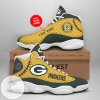 Personalized Green Bay Packers Custom No186 Air Jordan 13 Shoes Sneakers