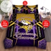 Personalized Minnesota Vikings Bedding Sets Duvet Cover Luxury Brand Bedroom Sets MV1 2022