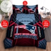 Personalized New England Patriots Bedding Sets Duvet Cover Luxury Brand Bedroom Sets NEP2 2022