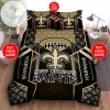 Personalized New Orleans Saints Bedding Sets Duvet Cover Luxury Brand Bedroom Sets NOS2 2022