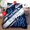 Personalized New York Yankees Bedding Sets Duvet Cover Luxury Brand Bedroom Sets NYY10 2022