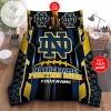 Personalized Notre Dame Fighting Irish Bedding Sets Duvet Cover Luxury Brand Bedroom Sets NDFI2 2022