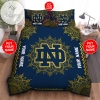 Personalized Notre Dame Fighting Irish Bedding Sets Duvet Cover Luxury Brand Bedroom Sets NDFI5 2022