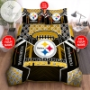 Personalized Pittsburgh Steelers Bedding Sets Duvet Cover Luxury Brand Bedroom Sets PS1 2022