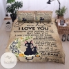 Personalized To My Daughter From Mom Never Feel That I Love You – Black Cat Animal 188 Bedding Set 2022