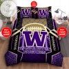 Personalized Washington Huskies Bedding Sets Duvet Cover Luxury Brand Bedroom Sets WH2 2022
