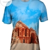 Petra Jordan Monastery Mens All Over Print T-shirt