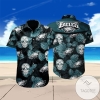 Philadelphia Eagles Sugar Skull Floral Authentic Hawaiian Shirt 2022