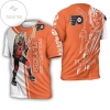 Philadelphia Flyers And Zombie For Fan 3d All Over Print T-shirt