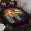 Pitbull And Basset Colorful Mandala Quilt Bedding Set 2022