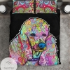 Poodle Hippie Dog Animal 100 Bedding Set 2022