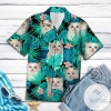 Ragdoll Kittens Green Tropical Hawaiian Shirt For Men With Vibrant Colors And Textures
