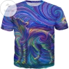 Rageon Abstract Wolf All Over Print T-shirts