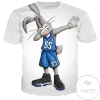 Rageon Bugs Bunny Dabbing All Over Print T-shirt
