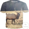 Rageon Elk Wildlife All Over Print T-shirt