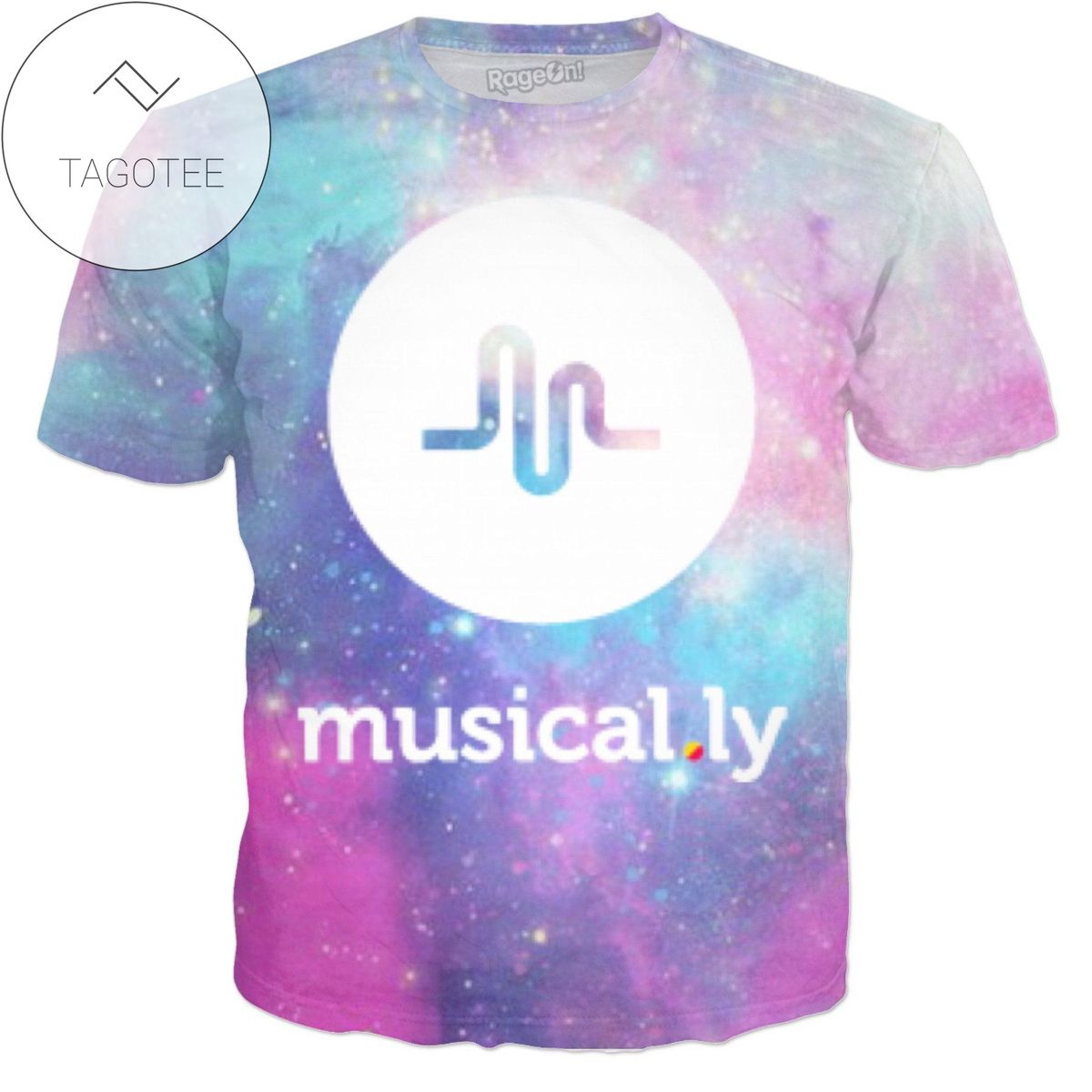 Rageon Galaxy Musical.ly All Over Print T-shirt