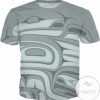 Rageon Grey Two Eagle Drummer All Over Print T-shirt