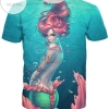Rageon Mermaid All Over Print T-shirt