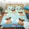 Rainbow Pug Unicorn Dog Kids 220 Bedding Sets 2022