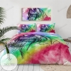 Rainbow Watercolour Tiger Cat Animal 110 Bedding Set 2022