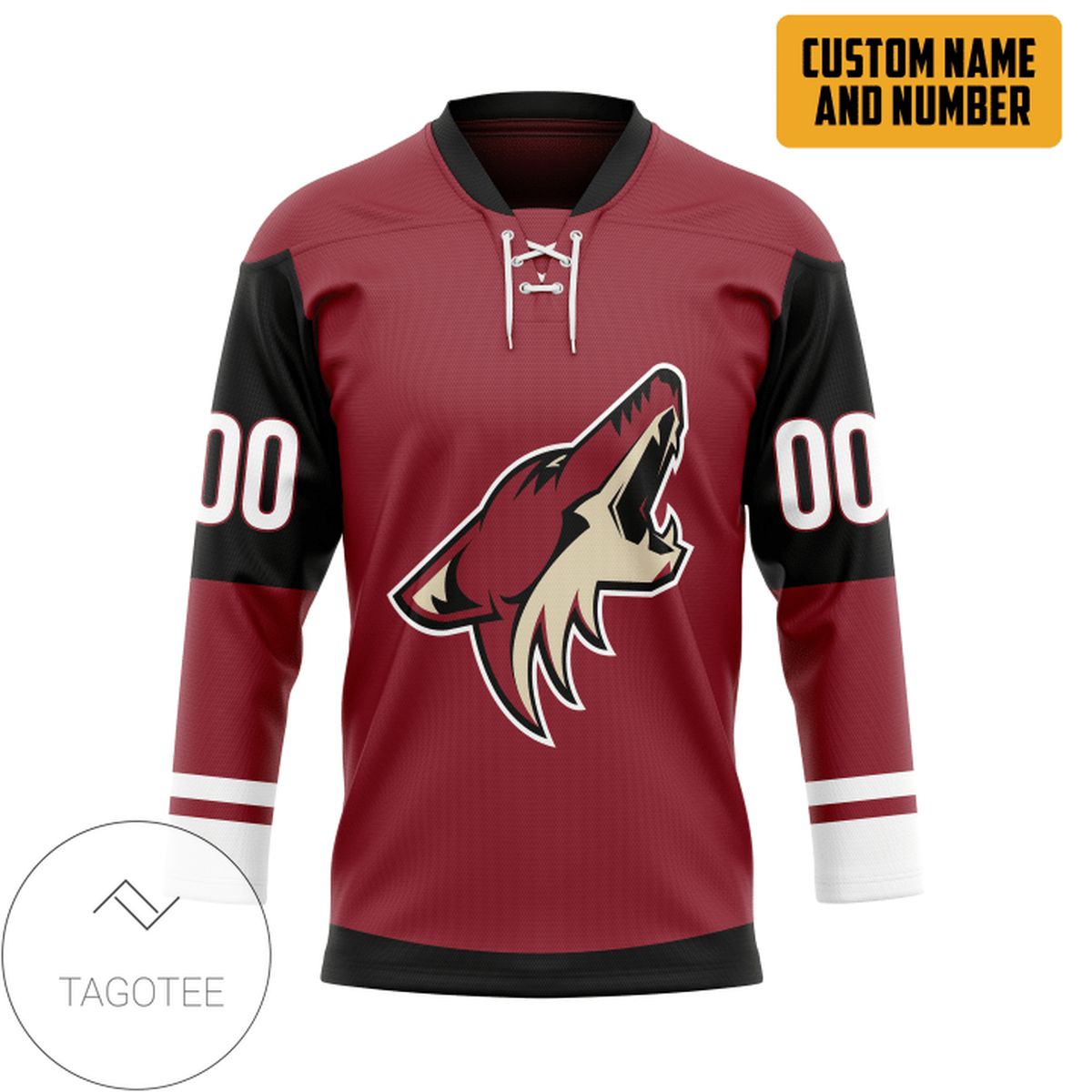 Red Arizona Coyotes NHL Custom Name Custom Number Hockey Jersey