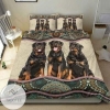 Rottweilers Boho Pattern Dog Animal 82 Bedding Set 2022