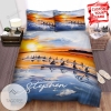 Rowing Competing Watercolor Art Bed Sheets Spread Comforter Duvet Cover Bedding Sets 2022