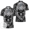 San Antonio Spurs Nba Fans Skull All Over Print Polo Shirt