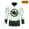 San Jose Sharks 2022 St Patrick Day Custom Name Custom Number Hockey Jersey