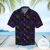 Sea Turtle In Psychedelic Multicolor Colors Hawaiian Shirt Summer Button Up Shirt For Men Latest Shirt 2020